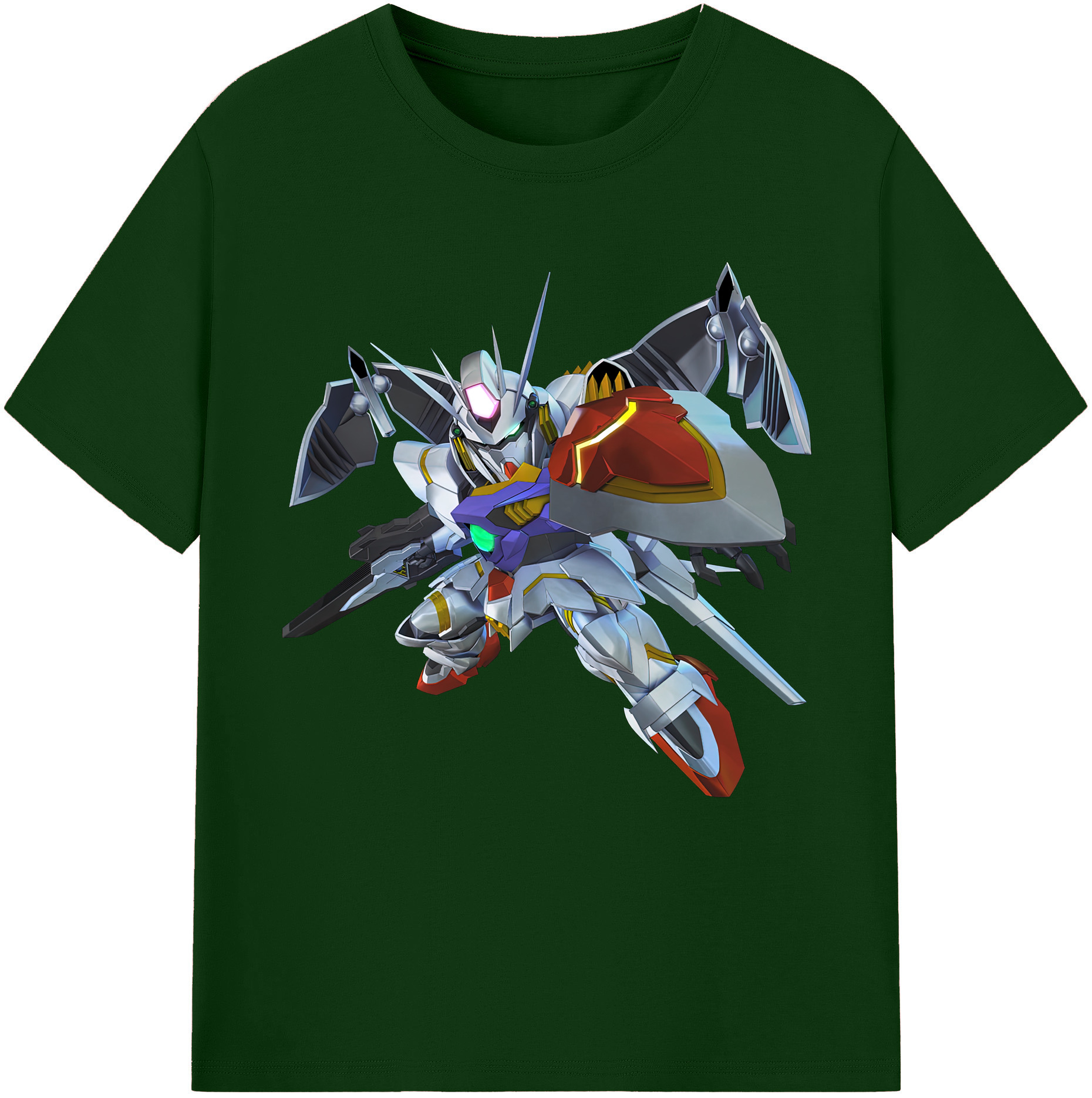 （画像用） 機動戦士ガンダム Mobile Suit Gundam 綿100％半袖Tシャツ（フロントプリント）